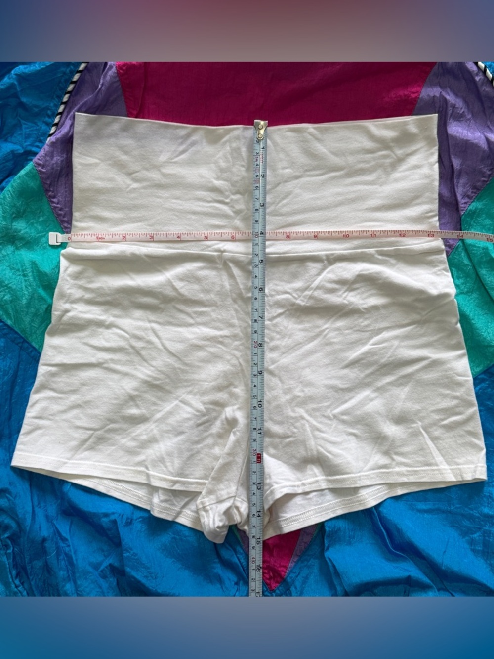 Vintage American Apparel High-Waisted White Short Shorts